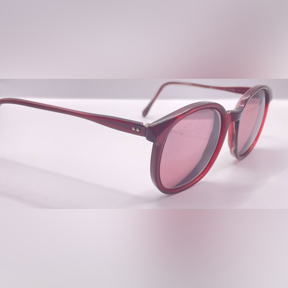 Vintage Pathway Burgundy Oval Sunglasses Frames Only